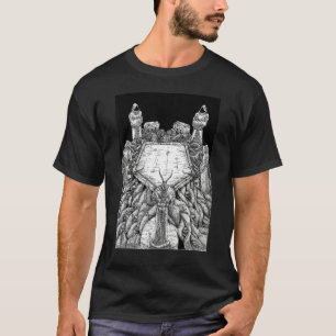 Okkult Gothic Dunkel Satanisch Unheilig Hexerei Gr T-Shirt