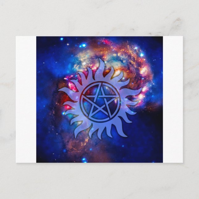 Okkulter Kosmos Postkarte (Vorderseite)