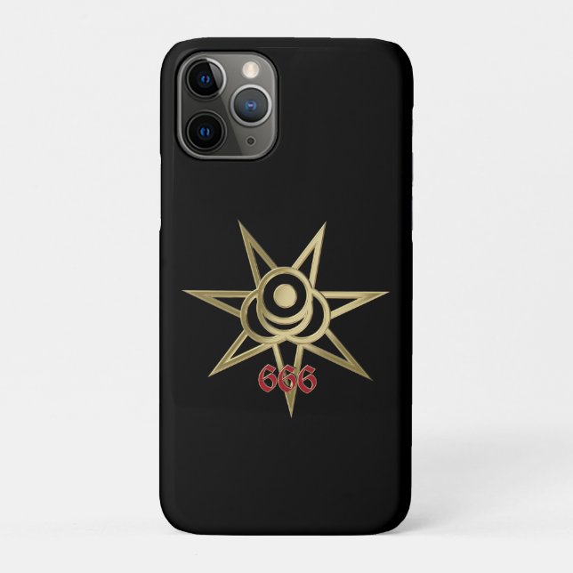 Okkulter Septagramm Case-Mate iPhone Hülle (Rückseite)