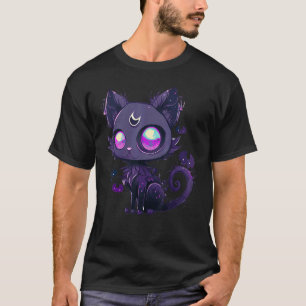 Okkultes Pastell-Goth-Katze Magische Katze Hexe Wi T-Shirt