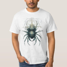 Okkultes Spinne Mystische Geometrie Dark Art T-Shi
