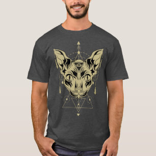 Okkultismus Heiden ägyptische Katze Okkultit Sphyn T-Shirt
