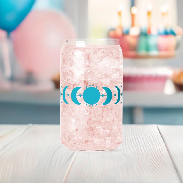 Okkultistische Mondphasen können Glass Wrap Dosenglas (Insitu (Baby Party))