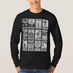 Okkultistisches Satanismus-Tarot bekam Vintages De T-Shirt