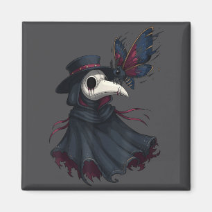Okkultmaske Arzt Gesicht Pest Cottagecore Gothic  Magnet