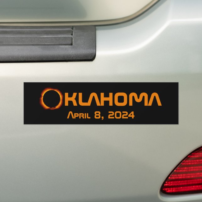 Oklahoma 2024 Gesamtsolare Autoaufkleber (Auf Auto)