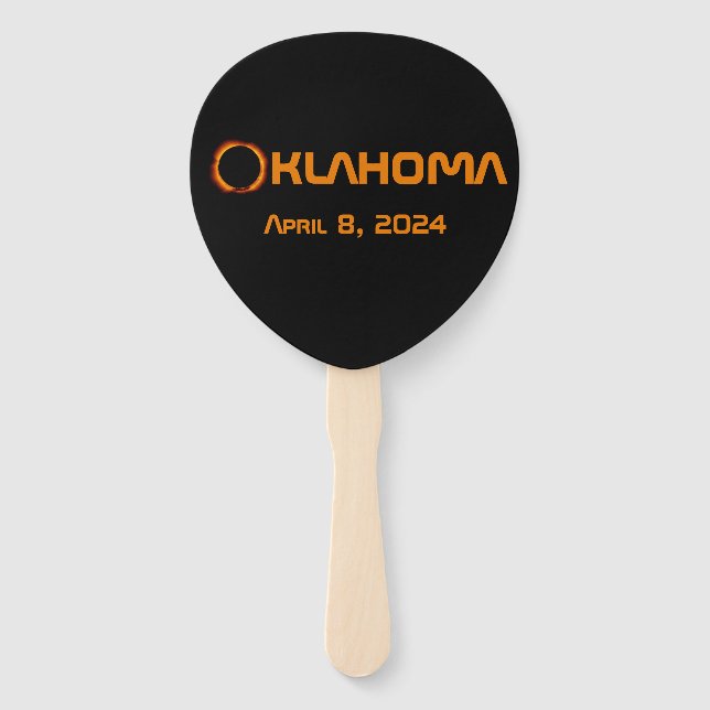 Oklahoma 2024 Gesamtsolare Fächer (Vorderseite)