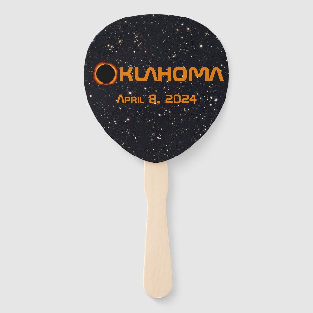 Oklahoma 2024 Gesamtsolare Fächer (Vorderseite)
