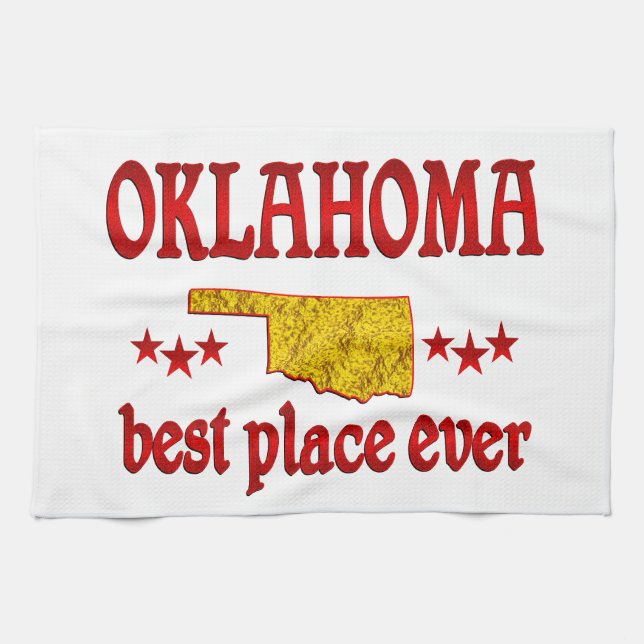 Oklahoma am besten geschirrtuch (Horizontal)