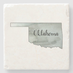 Oklahoma Aquarellmalerei Steinuntersetzer