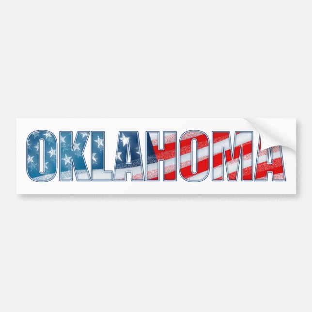 Oklahoma Autoaufkleber (Vorne)