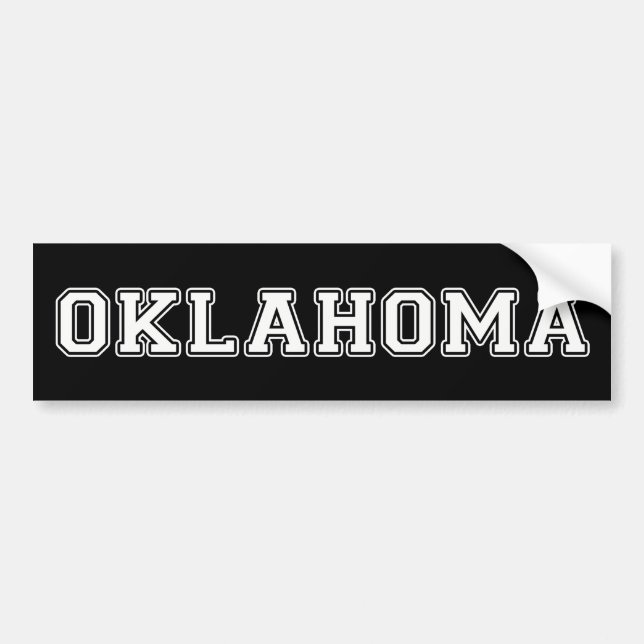 Oklahoma Autoaufkleber (Vorne)