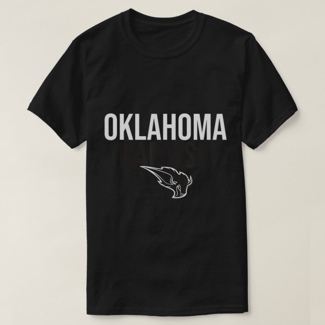 Oklahoma Baptist University OBU Bison gestacks T-S T-Shirt (Design vorne)