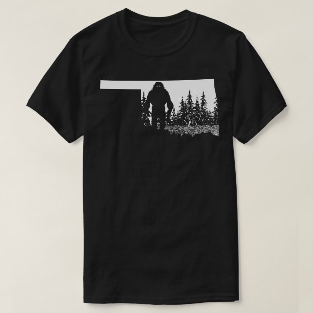 Oklahoma Bigfoot T-Shirt (Design vorne)