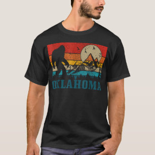 Oklahoma Bigfoot Vintage Berge Wandern T-Shirt
