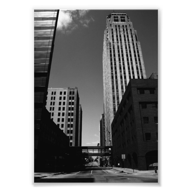 Oklahoma City Downtown Abandoned Fotodruck (Vorne)