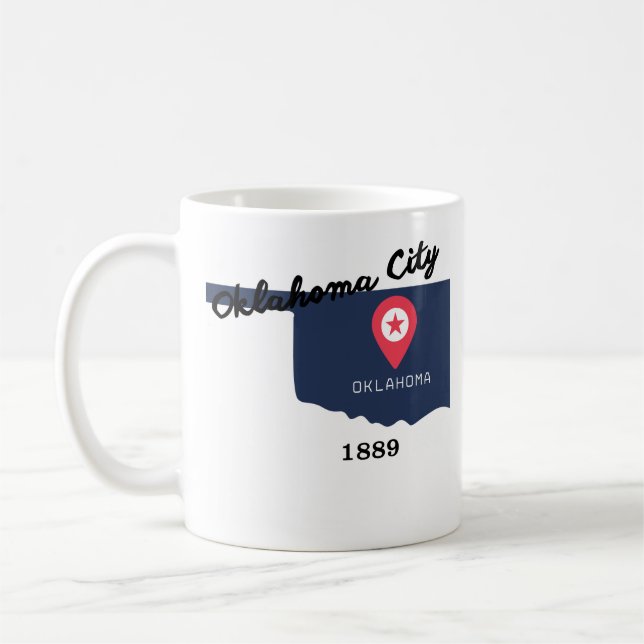 Oklahoma City Kaffeetasse  (Links)