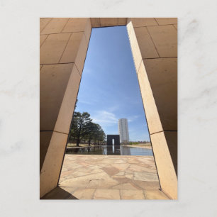 Oklahoma City National Memorial Stone Archway Postkarte