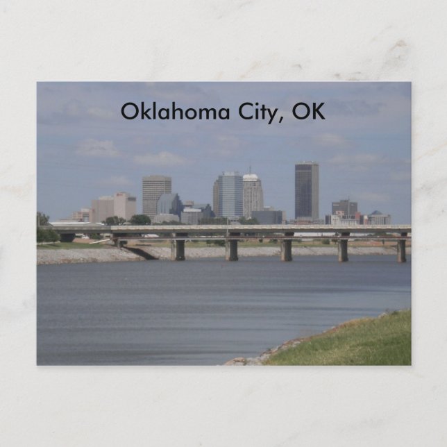 Oklahoma City, ok Postkarte (Vorderseite)