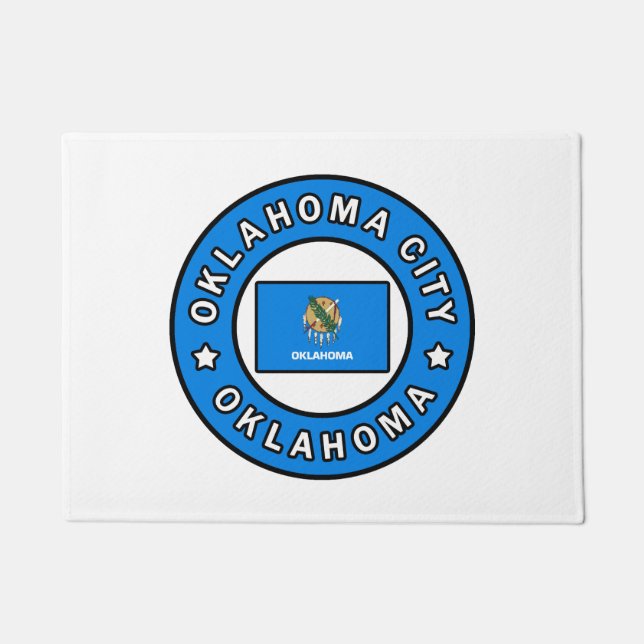 Oklahoma City Oklahoma Fußmatte (Vorderseite)