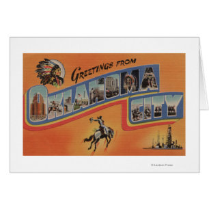 Oklahoma City, Oklahoma - große Buchstabe-Szenen
