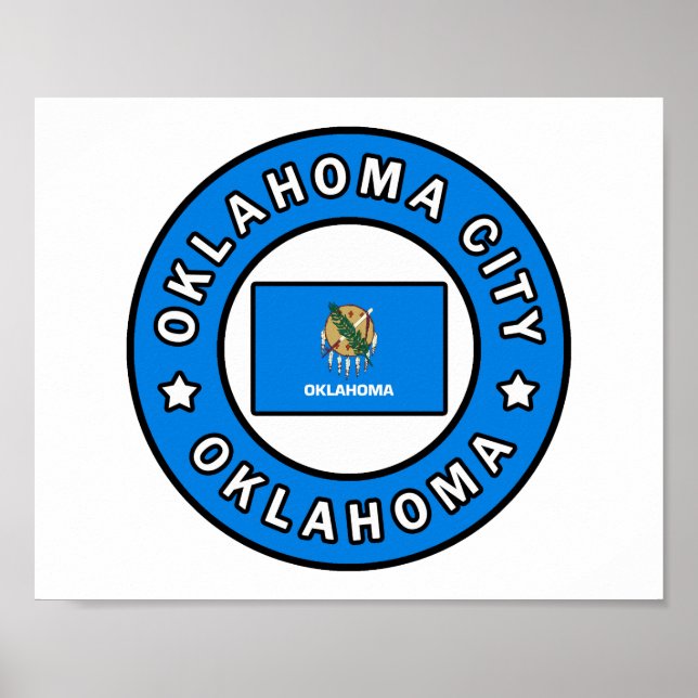 Oklahoma City Oklahoma Poster (Vorne)