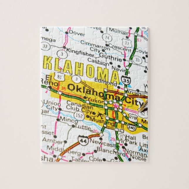 Oklahoma City, Oklahoma Puzzle (Vertikal)