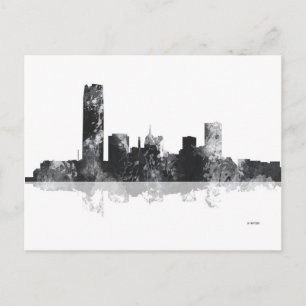 OKLAHOMA CITY, OKLAHOMA SKYLINE POSTKARTE