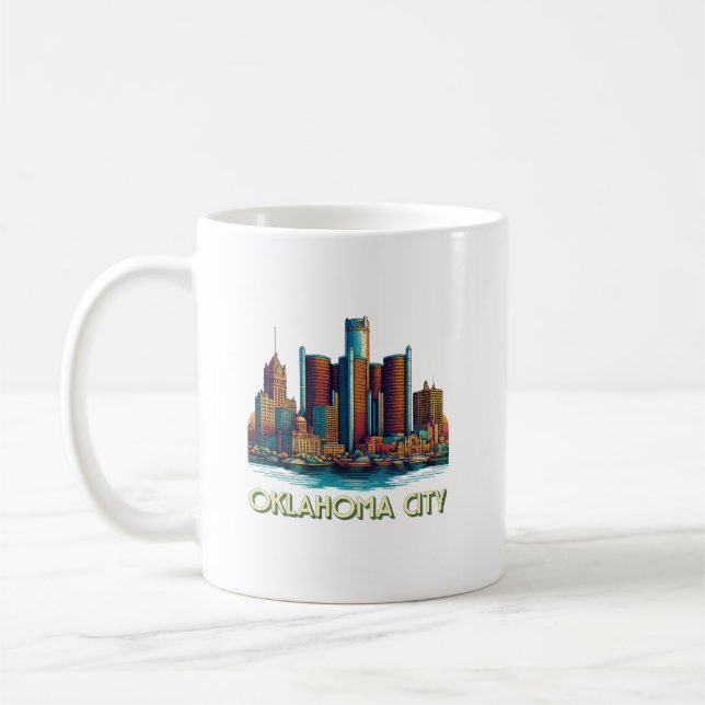 Oklahoma City Oklahoma USA Kaffeetasse (Links)
