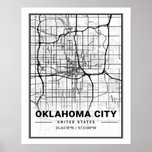Oklahoma City Oklahoma USA Poster