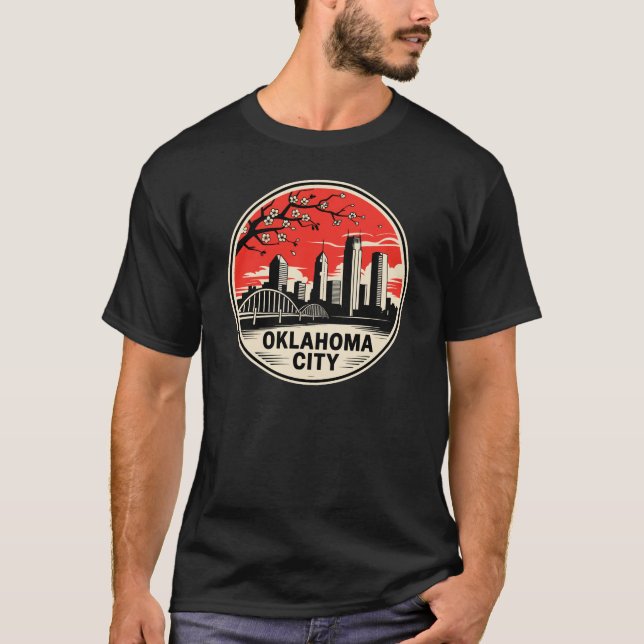 Oklahoma City Oklahoma USA T-Shirt (Vorderseite)