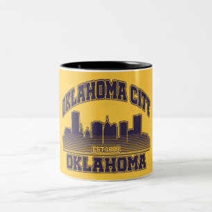 Oklahoma City, Oklahoma Zweifarbige Tasse