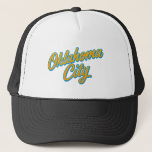 Oklahoma City Script - Retro OKC Pride Truckerkappe