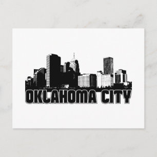Oklahoma City Skyline Postkarte