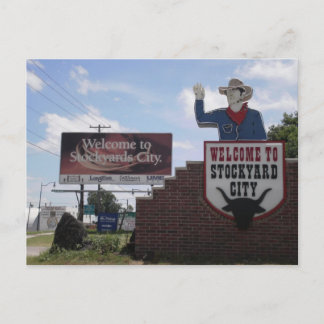 Oklahoma City Stockyards Postkarte