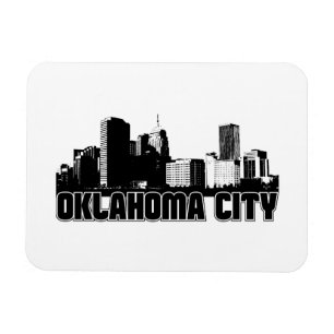 Oklahoma- CitySkyline Magnet