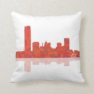 OKLAHOMA- CITYSkyline - Wurfs-Kissen Kissen