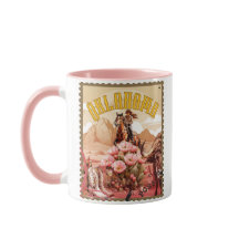 Oklahoma Cowgirl-Briefmarke