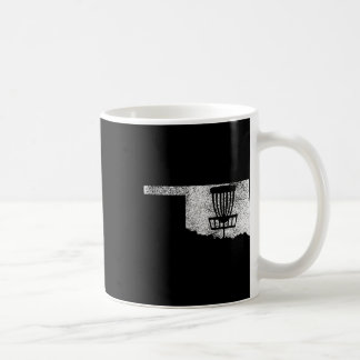 Oklahoma Disc Golf Staat mit Basket Distressed Gr Kaffeetasse