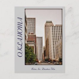 Oklahoma, Downtown Tulsa, Boston Ave, Postkarte