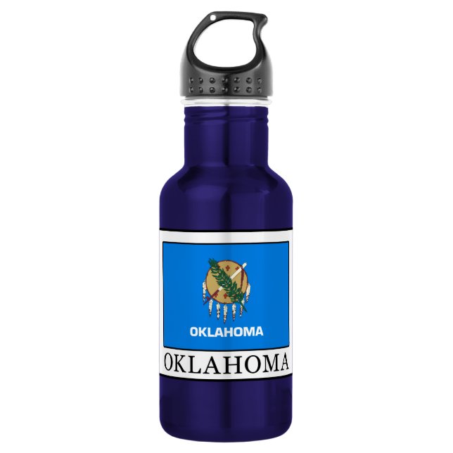 Oklahoma Edelstahlflasche (Vorderseite)