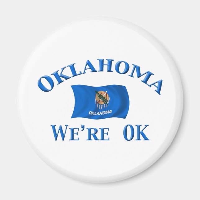Oklahoma - Es geht uns gut Magnet (Vorne)