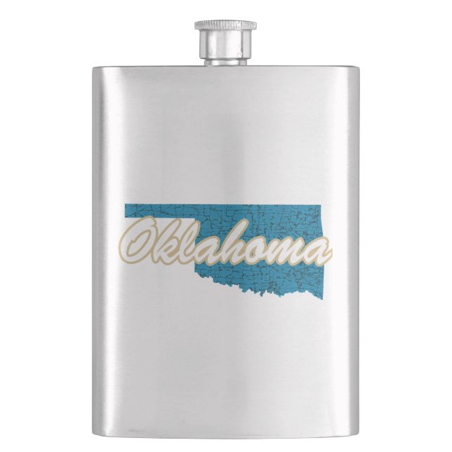 Oklahoma Flachmann (Vorderseite)