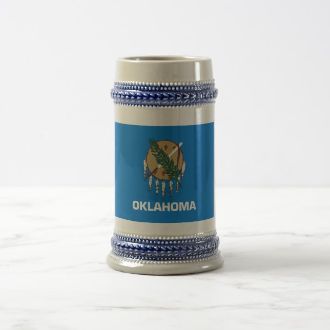 OKLAHOMA FLAG BIERGLAS (Mittel)