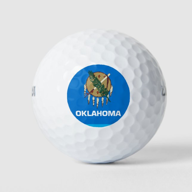 OKLAHOMA FLAG GOLFBALL (Vorderseite)