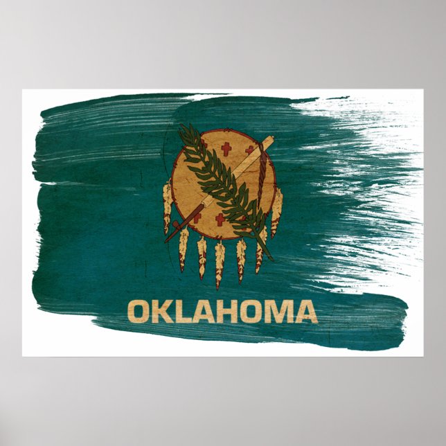 Oklahoma Flag Posters Poster (Vorne)