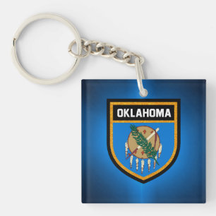 Oklahoma Flag Schlüsselanhänger