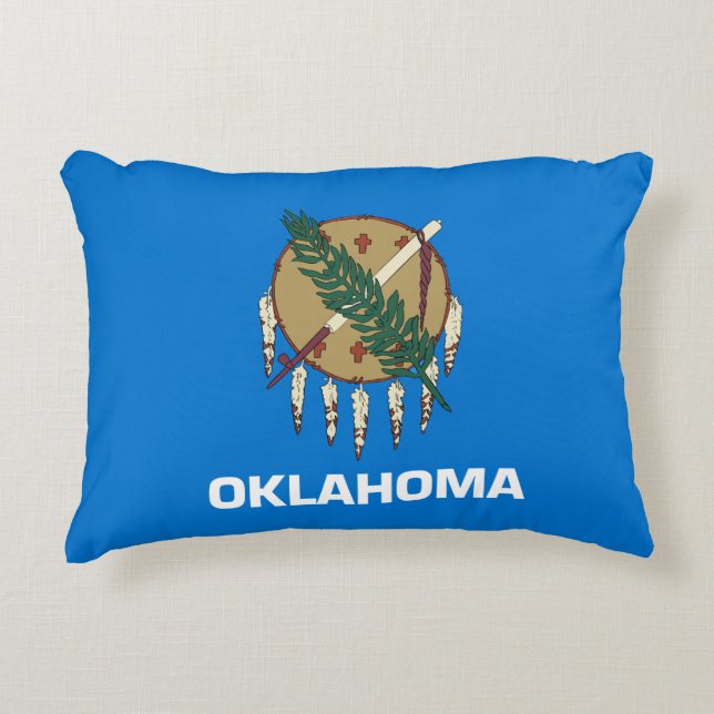 Oklahoma Flag Zierkissen (Vorderseite)