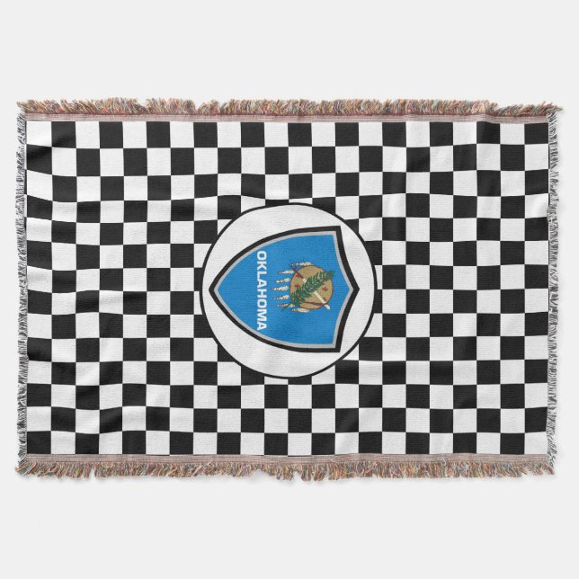 Oklahoma-Flagge Decke (Vorderseite)