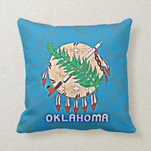 OKLAHOMA-FLAGGE KISSEN